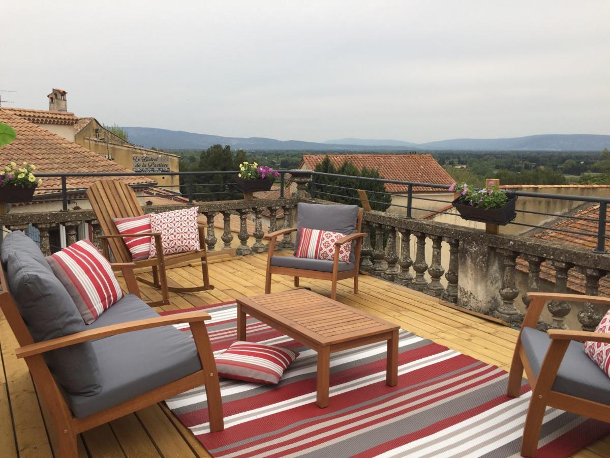 Bed and Breakfast Un soir sous les étoiles Châteauneuf-de-Gadagne Exterior foto