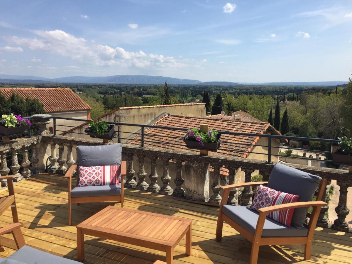 Bed and Breakfast Un soir sous les étoiles Châteauneuf-de-Gadagne Exterior foto