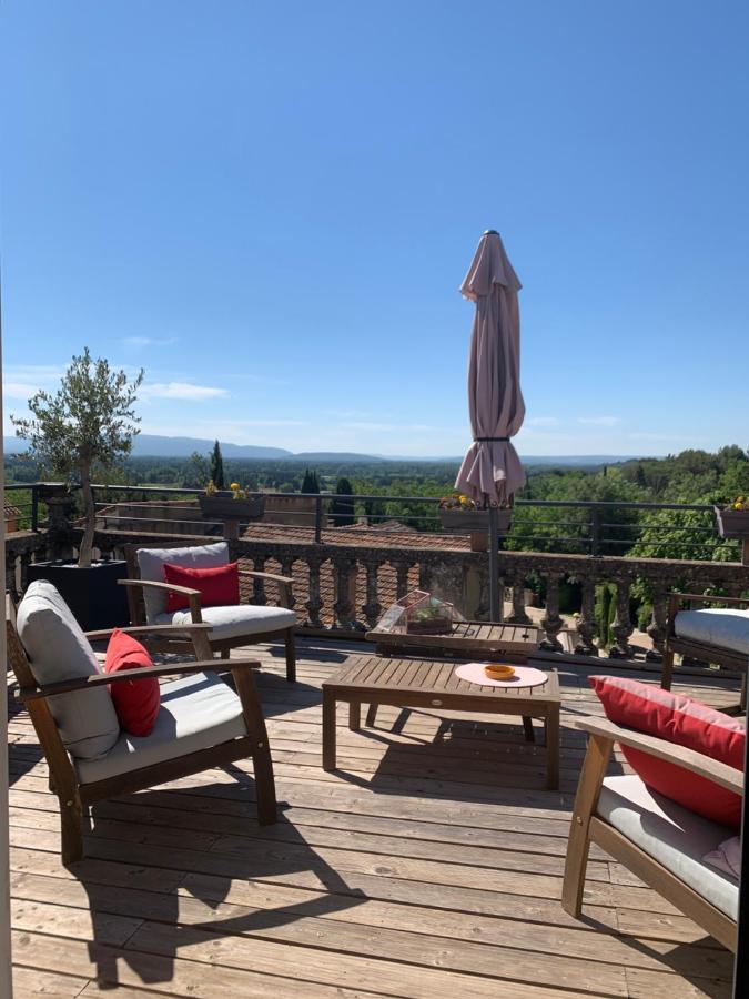 Bed and Breakfast Un soir sous les étoiles Châteauneuf-de-Gadagne Exterior foto